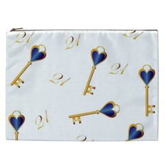 21st Birthday Keys Background Cosmetic Bag (xxl)