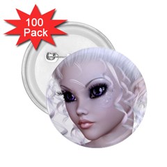 Fairy Elfin Elf Nymph Faerie 2 25  Button (100 Pack) by goldenjackal