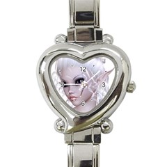 Fairy Elfin Elf Nymph Faerie Heart Italian Charm Watch  by goldenjackal