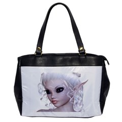 Fairy Elfin Elf Nymph Faerie Oversize Office Handbag (one Side) by goldenjackal