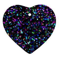 Glitter 1 Heart Ornament by MedusArt