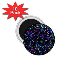 Glitter 1 1 75  Button Magnet (10 Pack) by MedusArt