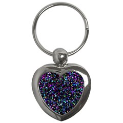 Glitter 1 Key Chain (heart) by MedusArt