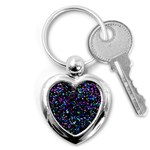 Glitter 1 Key Chain (Heart) Front