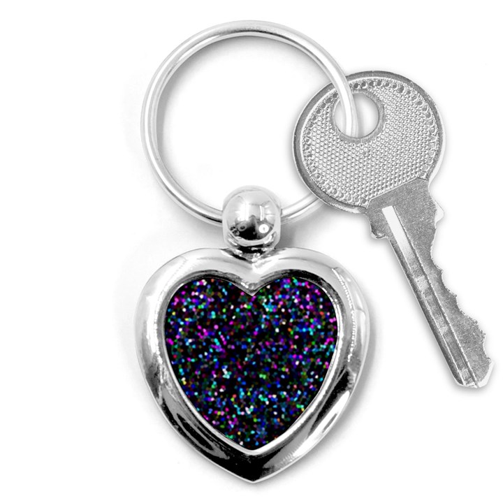 Glitter 1 Key Chain (Heart)