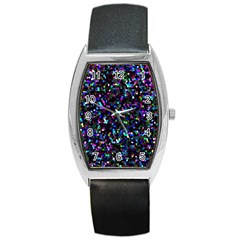 Glitter 1 Tonneau Leather Watch