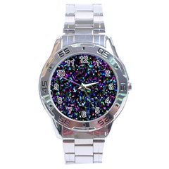 Glitter 1 Stainless Steel Watch by MedusArt