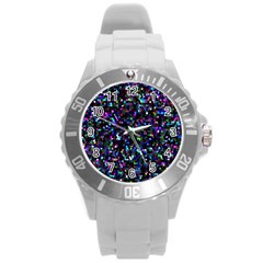 Glitter 1 Plastic Sport Watch (large) by MedusArt