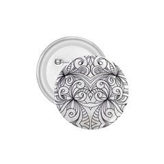 Drawing Floral Doodle 1 1 75  Button