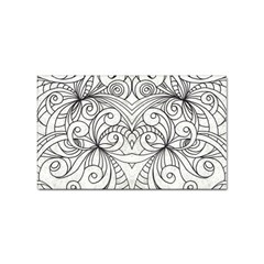 Drawing Floral Doodle 1 Sticker (rectangle) by MedusArt