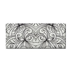 Drawing Floral Doodle 1 Hand Towel by MedusArt