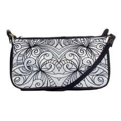 Drawing Floral Doodle 1 Evening Bag