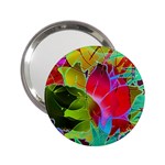 Floral Abstract 1 Handbag Mirror (2.25 ) Front