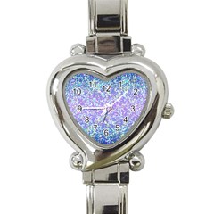 Glitter2 Heart Italian Charm Watch 