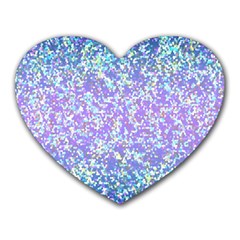 Glitter2 Mouse Pad (heart) by MedusArt