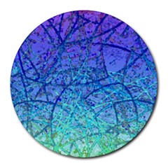 Grunge Art Abstract G57 Round Mousepad by MedusArt