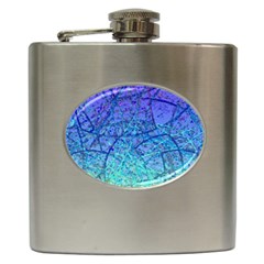 Grunge Art Abstract G57 Hip Flask (6 Oz) by MedusArt