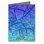 Grunge Art Abstract G57 Greeting Card Left