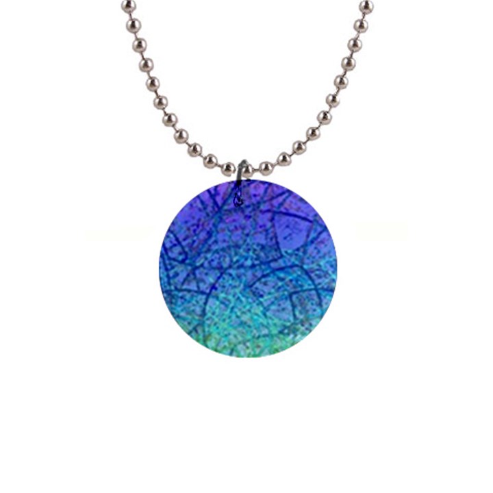 Grunge Art Abstract G57 1  Button Necklace