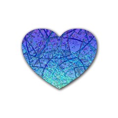 Grunge Art Abstract G57 Heart Coaster (4 Pack)