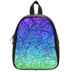 Grunge Art Abstract G57 School Bag (small) by MedusArt