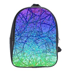 Grunge Art Abstract G57 School Bag (xl) by MedusArt