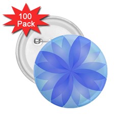 Abstract Lotus Flower 1 2 25  Button (100 Pack) by MedusArt