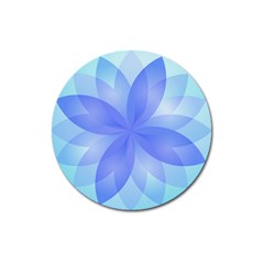 Abstract Lotus Flower 1 Magnet 3  (round) by MedusArt