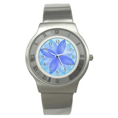 Abstract Lotus Flower 1 Stainless Steel Watch (slim) by MedusArt