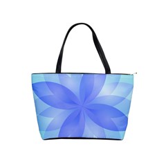 Abstract Lotus Flower 1 Large Shoulder Bag by MedusArt