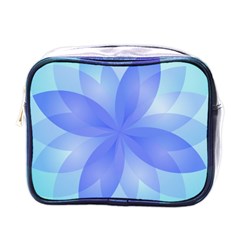 Abstract Lotus Flower 1 Mini Travel Toiletry Bag (one Side) by MedusArt