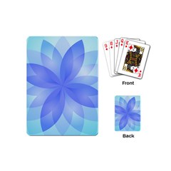 Abstract Lotus Flower 1 Playing Cards (mini) by MedusArt