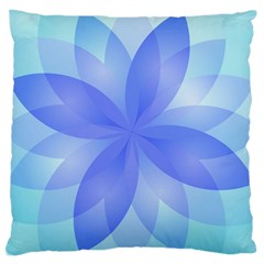 Abstract Lotus Flower 1 Large Cushion Case (single Sided)  by MedusArt