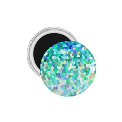 Mosaic Sparkley 1 1 75  Button Magnet by MedusArt