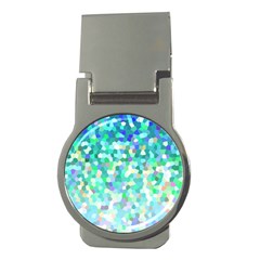 Mosaic Sparkley 1 Money Clip (round) by MedusArt