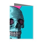 Funky Skull Mini Greeting Card (8 Pack) Left