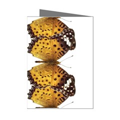 Butterfly Art Tan&black Mini Greeting Card (8 Pack) by BrilliantArtDesigns