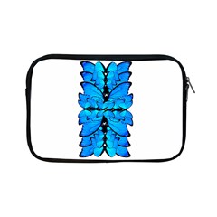 Butterfly Art Blue&cyan Apple Ipad Mini Zippered Sleeve by BrilliantArtDesigns