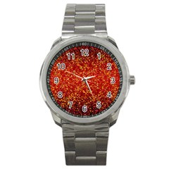 Glitter 3 Sport Metal Watch by MedusArt