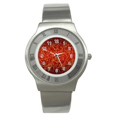 Glitter 3 Stainless Steel Watch (slim) by MedusArt