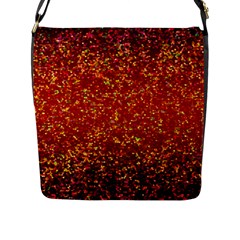 Glitter 3 Flap Closure Messenger Bag (large) by MedusArt