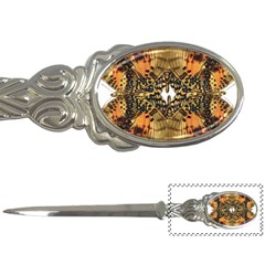 Butterfly Art Tan & Orange Letter Opener by BrilliantArtDesigns