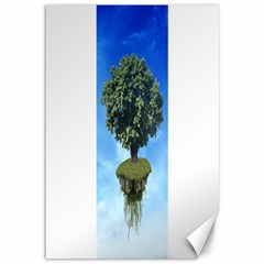 Floating Island Canvas 12  X 18  (unframed) by BrilliantArtDesigns