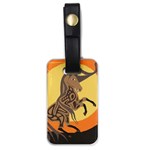 Embracing The Moon Luggage Tag (One Side) Front