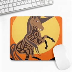 Embracing The Moon Copy Large Mouse Pad (rectangle) by twoaboriginalart