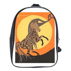 Embracing The Moon Copy School Bag (large)