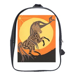 Embracing The Moon Copy School Bag (XL)