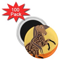 Embracing The Moon Copy 1 75  Button Magnet (100 Pack) by twoaboriginalart