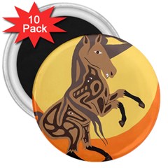 Embracing The Moon Copy 3  Button Magnet (10 Pack)