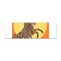 Embracing The Moon Copy Bumper Sticker by twoaboriginalart